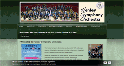 Desktop Screenshot of henleysymphonyorchestra.co.uk
