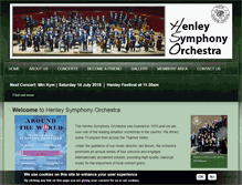 Tablet Screenshot of henleysymphonyorchestra.co.uk
